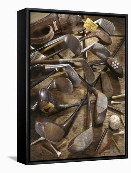 Golf Still Life-null-Framed Stretched Canvas