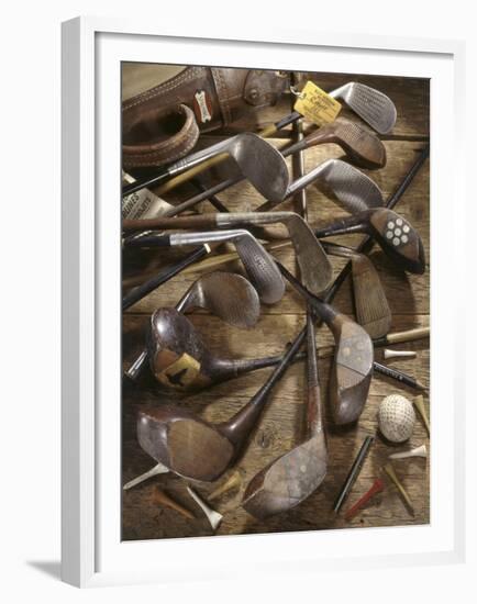 Golf Still Life-null-Framed Premium Photographic Print