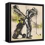 Golf Swing-KUCO-Framed Stretched Canvas