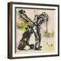 Golf Swing-KUCO-Framed Art Print