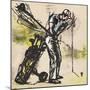 Golf Swing-KUCO-Mounted Art Print