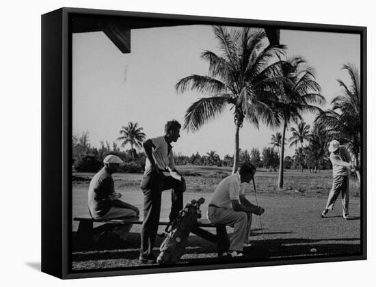 Golf Teacher, Tommy Armour-null-Framed Stretched Canvas