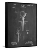 Golf Tee Patent-null-Framed Stretched Canvas