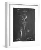 Golf Tee Patent-null-Framed Art Print