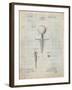 Golf Tee Patent-Cole Borders-Framed Art Print