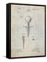 Golf Tee Patent-Cole Borders-Framed Stretched Canvas