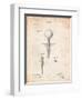 Golf Tee Patent-Cole Borders-Framed Art Print