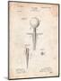 Golf Tee Patent-Cole Borders-Mounted Art Print