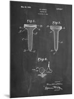 Golf Tee Patent-Cole Borders-Mounted Art Print