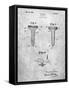 Golf Tee Patent-Cole Borders-Framed Stretched Canvas