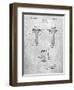 Golf Tee Patent-Cole Borders-Framed Art Print