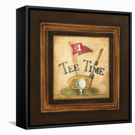 Golf Tee Time-Gregory Gorham-Framed Stretched Canvas