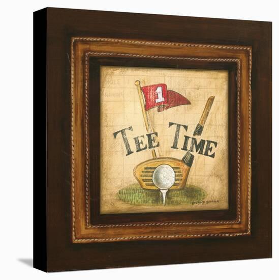 Golf Tee Time-Gregory Gorham-Stretched Canvas