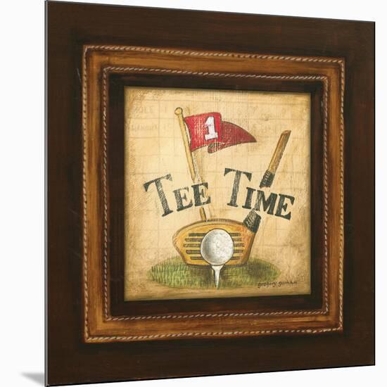 Golf Tee Time-Gregory Gorham-Mounted Art Print