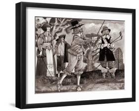 Golf, the Royal Game-Richard Hook-Framed Giclee Print