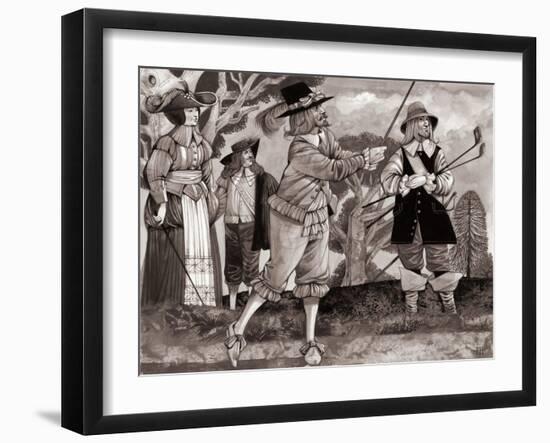Golf, the Royal Game-Richard Hook-Framed Giclee Print