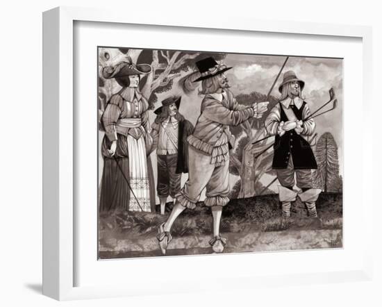 Golf, the Royal Game-Richard Hook-Framed Giclee Print