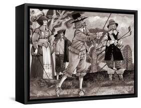 Golf, the Royal Game-Richard Hook-Framed Stretched Canvas