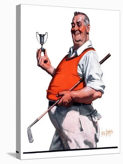 "Golf Trophy,"June 6, 1925-George Brehm-Stretched Canvas