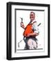 "Golf Trophy,"June 6, 1925-George Brehm-Framed Giclee Print