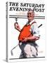 "Golf Trophy," Saturday Evening Post Cover, June 6, 1925-George Brehm-Stretched Canvas