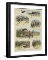 Golf under Difficulties on Indian Links-William Ralston-Framed Giclee Print