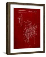 Golf Walking Bag Patent-Cole Borders-Framed Art Print