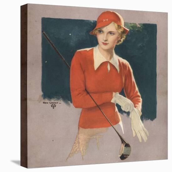 Golf Womens, USA, 1930-null-Stretched Canvas