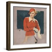 Golf Womens, USA, 1930-null-Framed Giclee Print