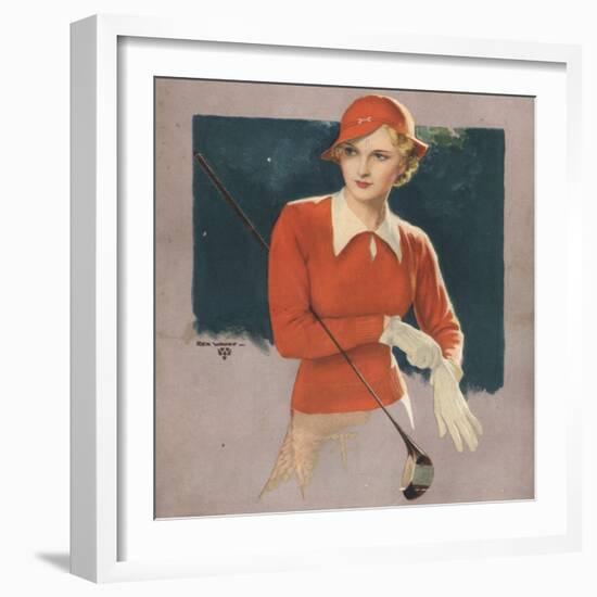 Golf Womens, USA, 1930-null-Framed Giclee Print