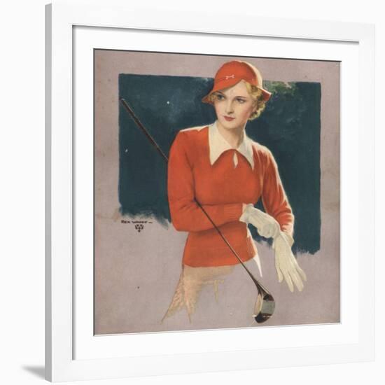 Golf Womens, USA, 1930-null-Framed Giclee Print