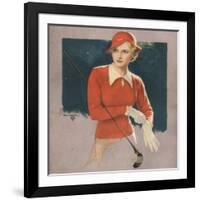 Golf Womens, USA, 1930-null-Framed Giclee Print