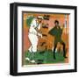 Golf-Magassa-Framed Art Print