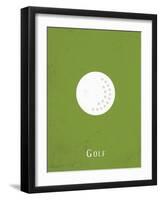 Golf-null-Framed Art Print