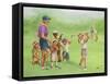 Golf-Dianne Dengel-Framed Stretched Canvas