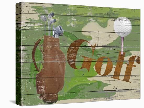 Golf-Karen Williams-Stretched Canvas