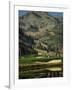 Golfcourse at the Foot of the Hill-null-Framed Photographic Print