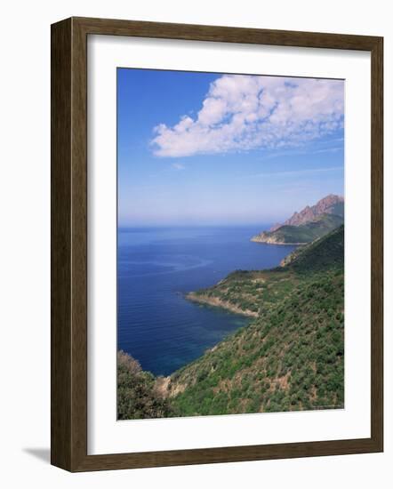 Golfe De Galeria, Corsica, France, Mediterranean-Yadid Levy-Framed Photographic Print