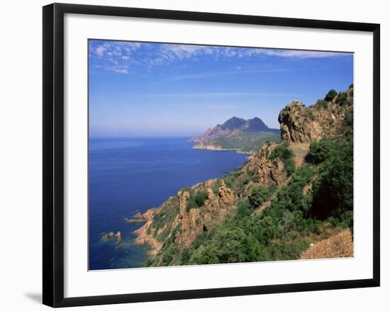 Golfe De Galeria, Corsica, France, Mediterranean-Yadid Levy-Framed Photographic Print