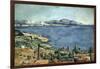 Golfe de Marseille vu de l'Estaque-Paul Cézanne-Framed Giclee Print