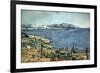 Golfe de Marseille vu de l'Estaque-Paul Cézanne-Framed Giclee Print