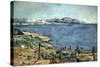 Golfe de Marseille vu de l'Estaque-Paul Cézanne-Stretched Canvas