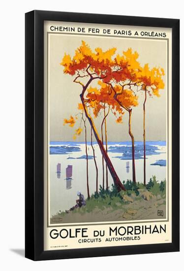 Golfe du Morbihan-null-Framed Poster