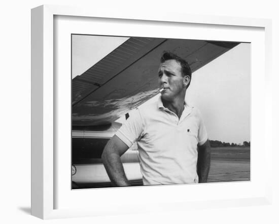 Golfer Arnold Palmer-John Dominis-Framed Premium Photographic Print