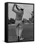 Golfer Ben Hogan, Demonstrating His Golf Drive-J^ R^ Eyerman-Framed Stretched Canvas