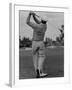 Golfer Ben Hogan, Demonstrating His Golf Drive-J^ R^ Eyerman-Framed Premium Photographic Print