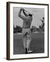 Golfer Ben Hogan, Demonstrating His Golf Drive-J^ R^ Eyerman-Framed Premium Photographic Print