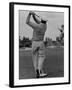 Golfer Ben Hogan, Demonstrating His Golf Drive-J^ R^ Eyerman-Framed Premium Photographic Print