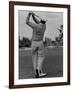 Golfer Ben Hogan, Demonstrating His Golf Drive-J^ R^ Eyerman-Framed Premium Photographic Print