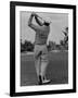 Golfer Ben Hogan, Demonstrating His Golf Drive-J^ R^ Eyerman-Framed Premium Photographic Print